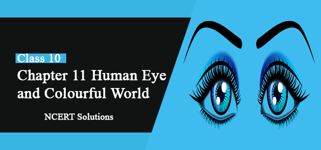 NCERT Solutions of Human Eye and Colourful world Class 10 Science
