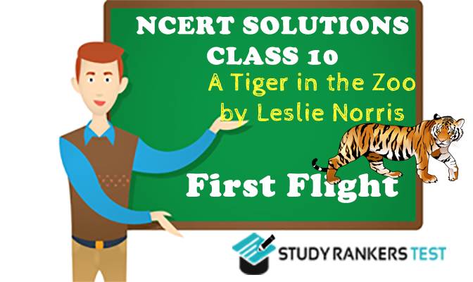 A Tiger in the Zoo by Leslie Norris NCERT Solutions for Class 10 First Flight